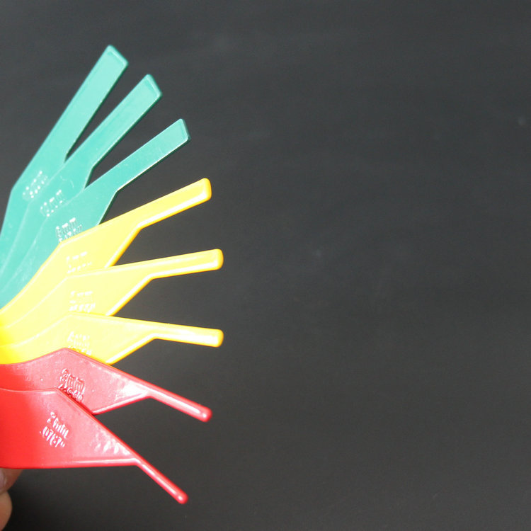 Brake pad scale brake pad thickness gauge brake pad tester wear tester