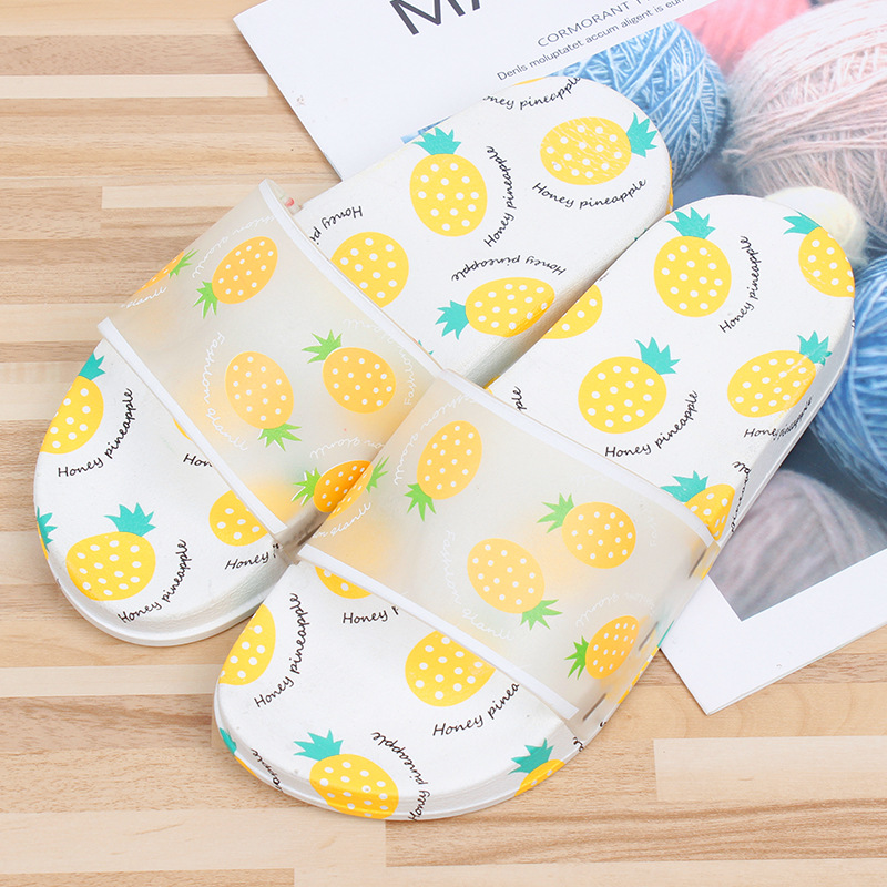 2020 New fruit slippers female wear fashion Korean version antiskid women cool slippers wholesale