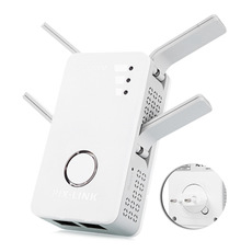 Dual repeater home commercial enhanced WiFi signal amplifier 1200m wireless wall router