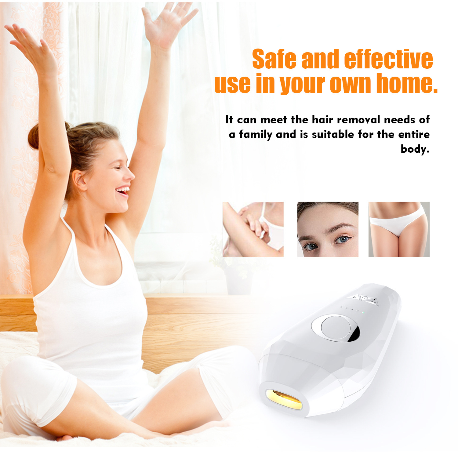 IPL photon freezing point rejuvenation beauty instrument household private leg hair removal
