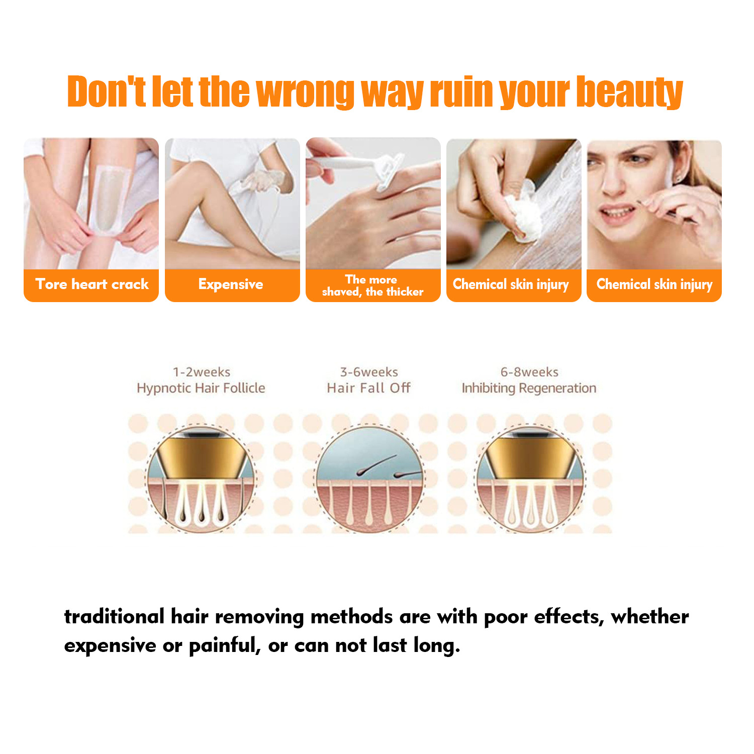 IPL photon freezing point rejuvenation beauty instrument household private leg hair removal