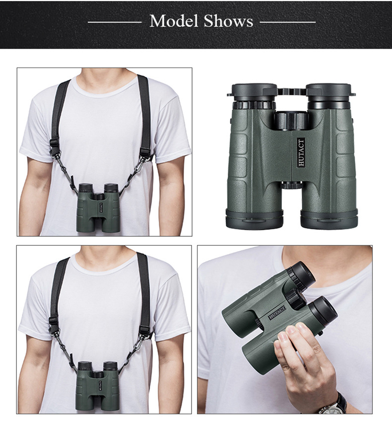 Binoculars 10X42 low light level night vision travel mobile phone camera telescope