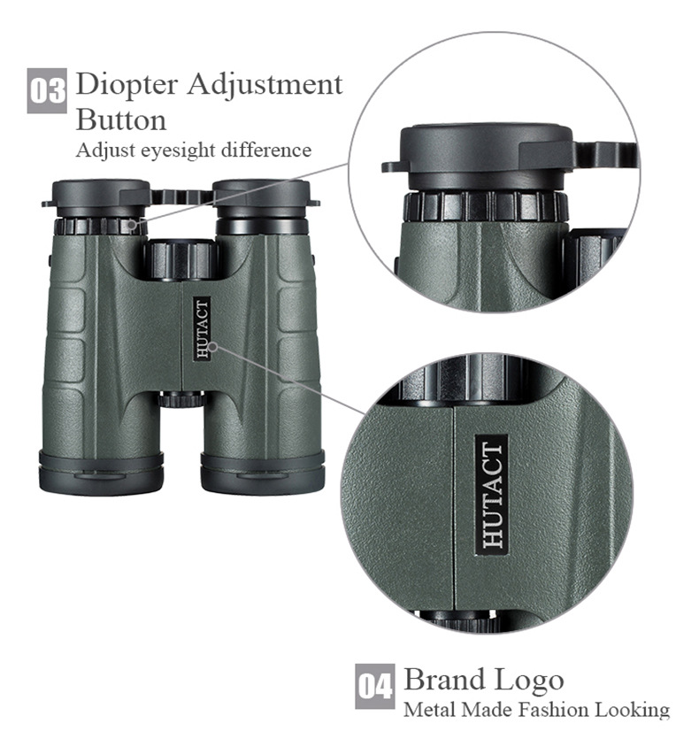 Binoculars 10X42 low light level night vision travel mobile phone camera telescope