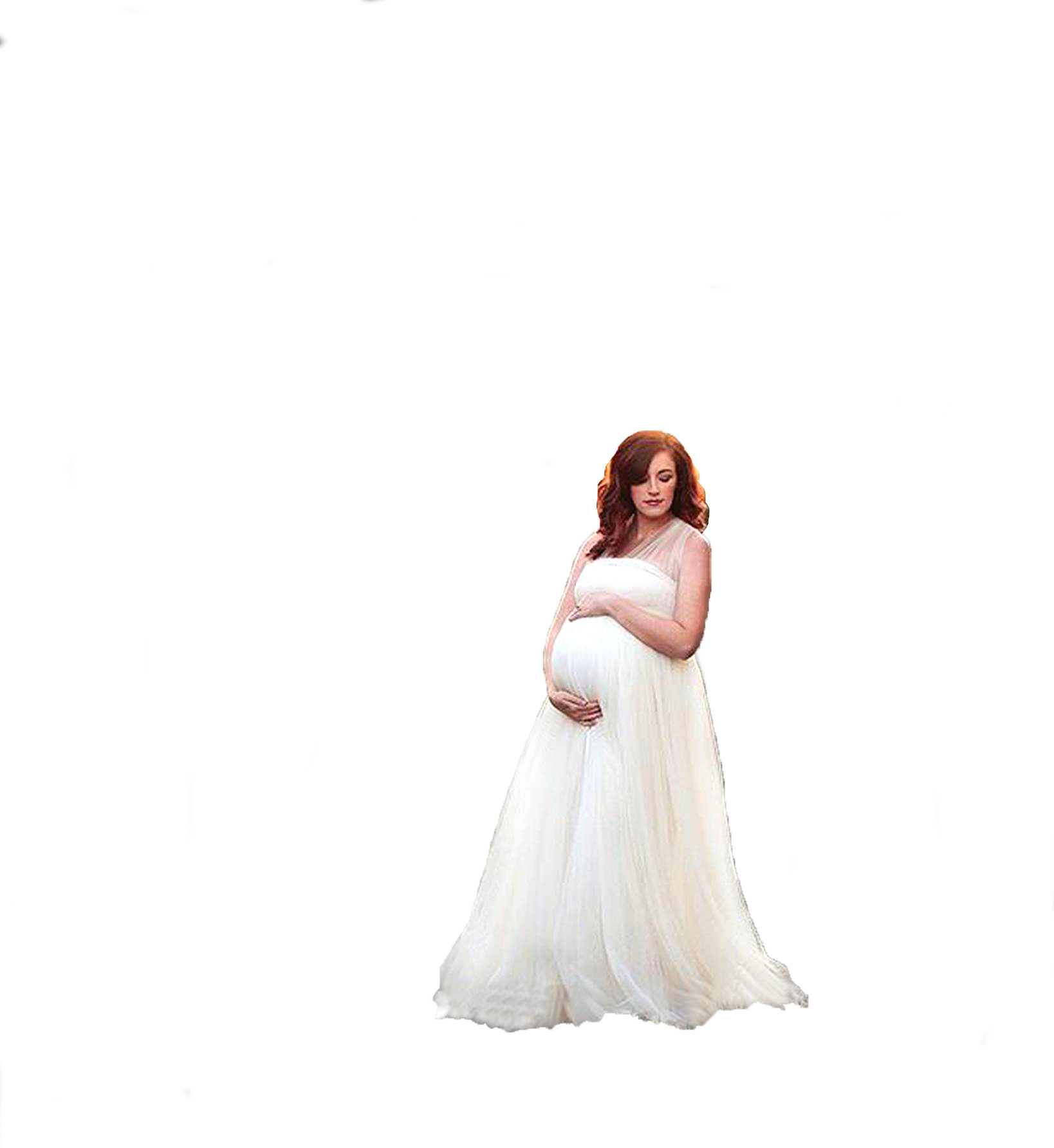 Women's clothing Japanese cotton splicing mesh bandage pregnant women's mopping dress