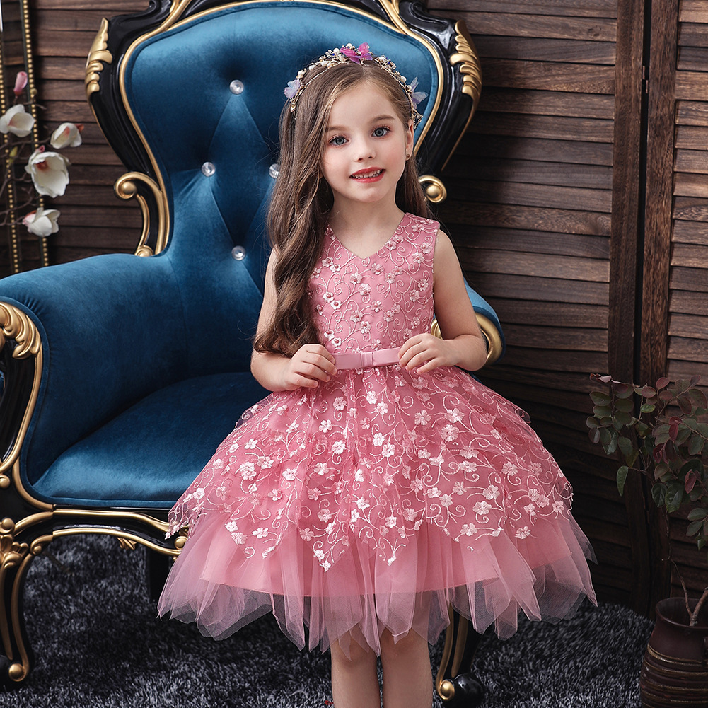 New children&apos;s dress baby dress children&apos;s princess dress one year old girl&apos;s poncho dress