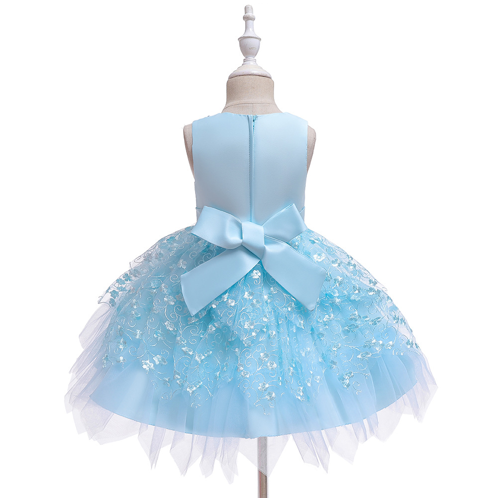 New children&apos;s dress baby dress children&apos;s princess dress one year old girl&apos;s poncho dress
