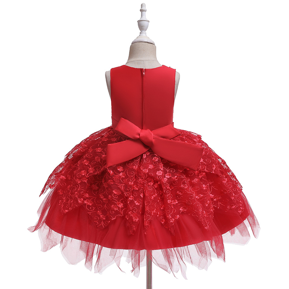 New children&apos;s dress baby dress children&apos;s princess dress one year old girl&apos;s poncho dress