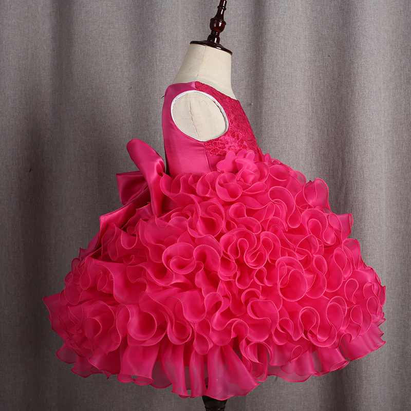 children's pompous skirt girl princess skirt girl dance performance dress small host wedding dress