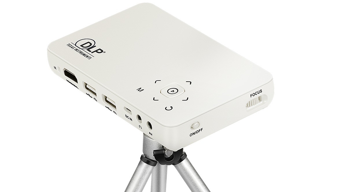 Gp1sup micro projector Android 4.4os MSTAR V56 + AMLOGIC S805 dual chip