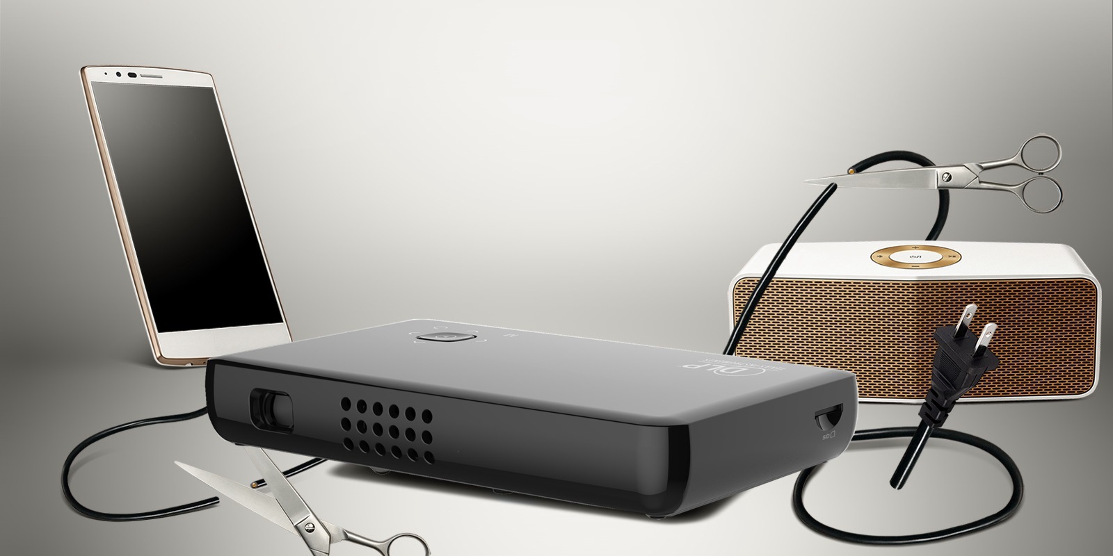 Gp1sup micro projector Android 4.4os MSTAR V56 + AMLOGIC S805 dual chip