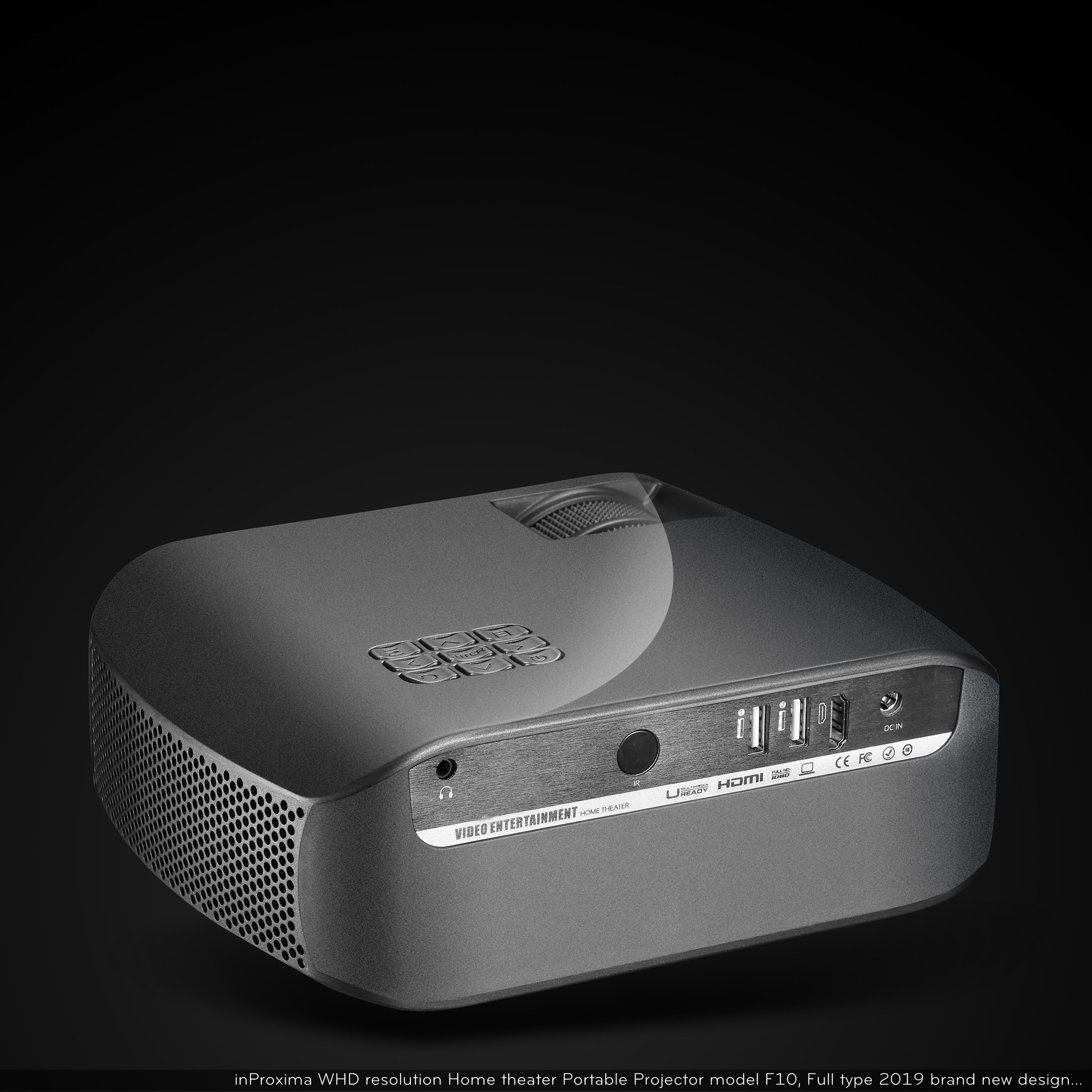 New f10up smart home Android 2 + 16g WiFi portable micro projector