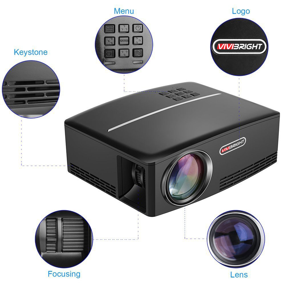 GP80 portable miniature household LED projector