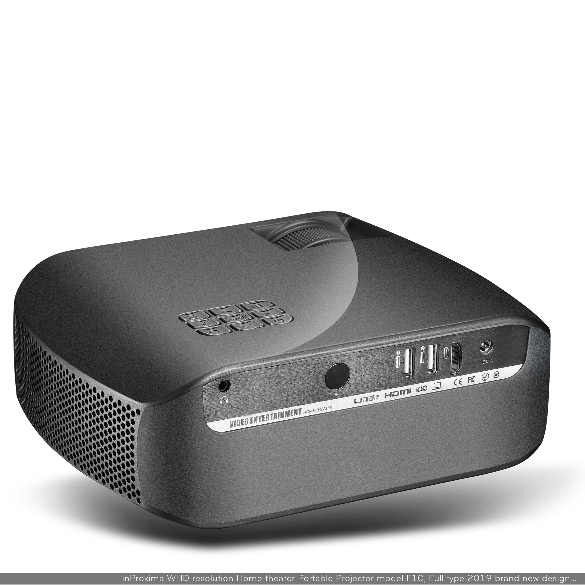 New f10up smart home Android 2 + 16g WiFi portable micro projector