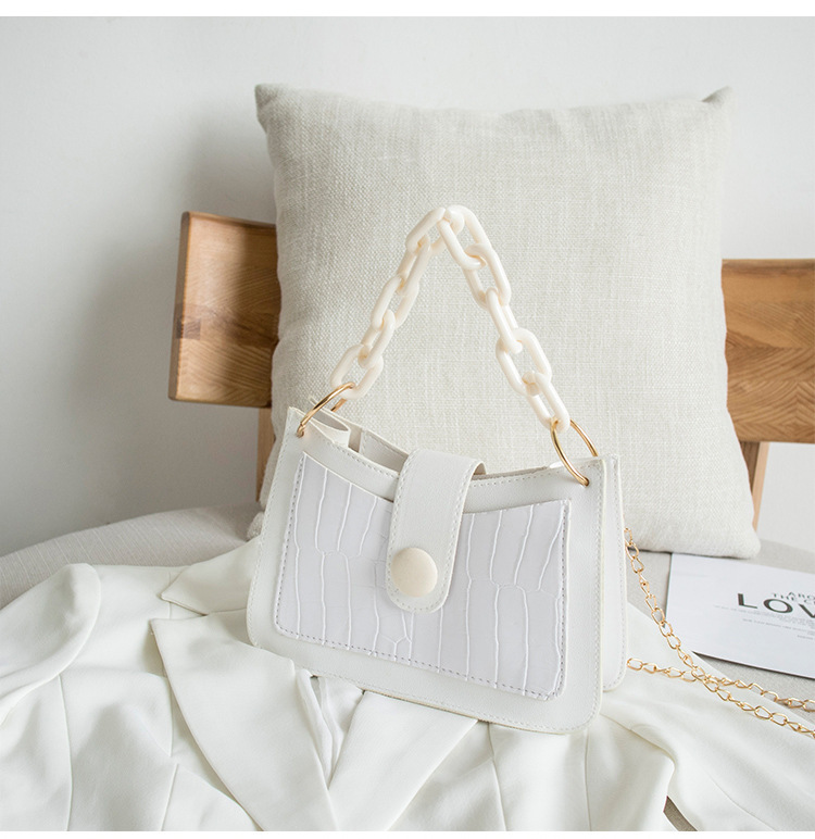 Mini fresh underarm bag 2021 crocodile single shoulder cross carry Pocket Wallet