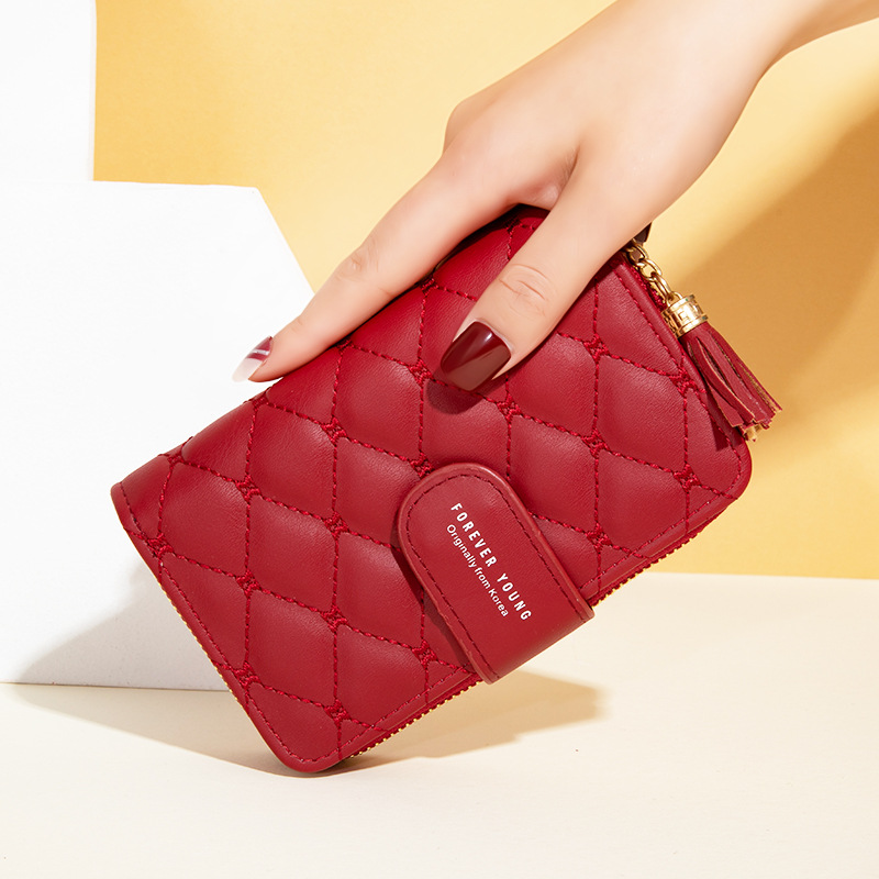 Long multi card women's wallet versatile retro atmosphere handbag