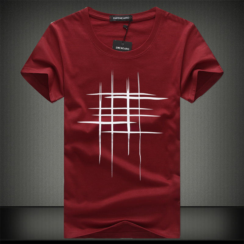 Summer men&apos;s large short sleeve T-shirt cotton half sleeve junior students&apos; loose large base shirt