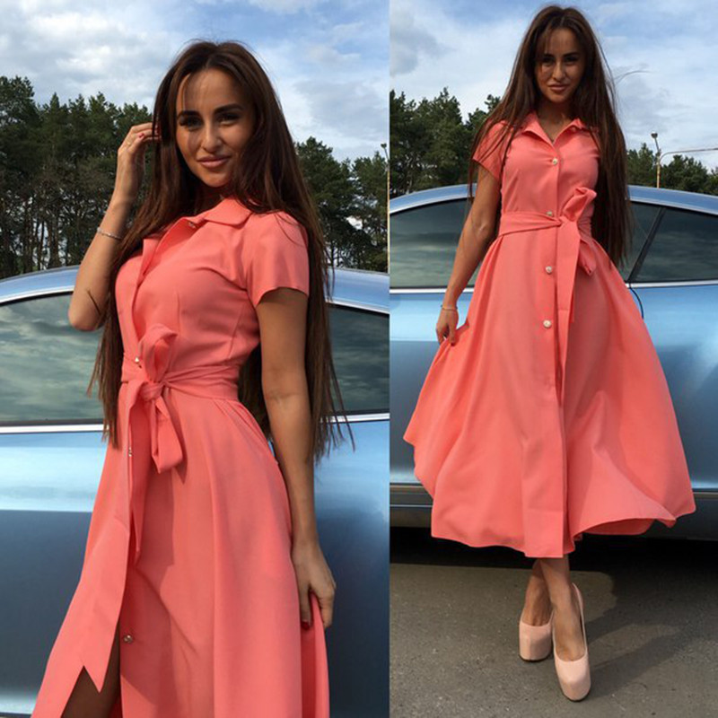 2021 Summer Hot Blue sexy long slit dress skirt