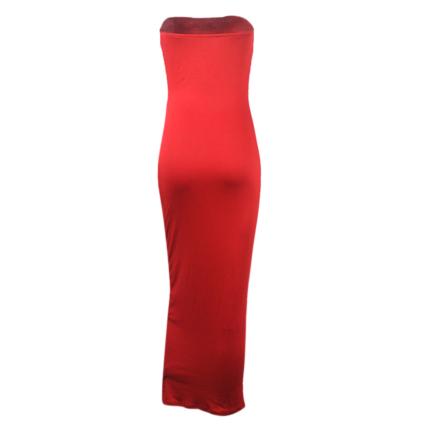 2021 Summer New Bright Sexy popular tight bra high stretch dress milk fabric club dress