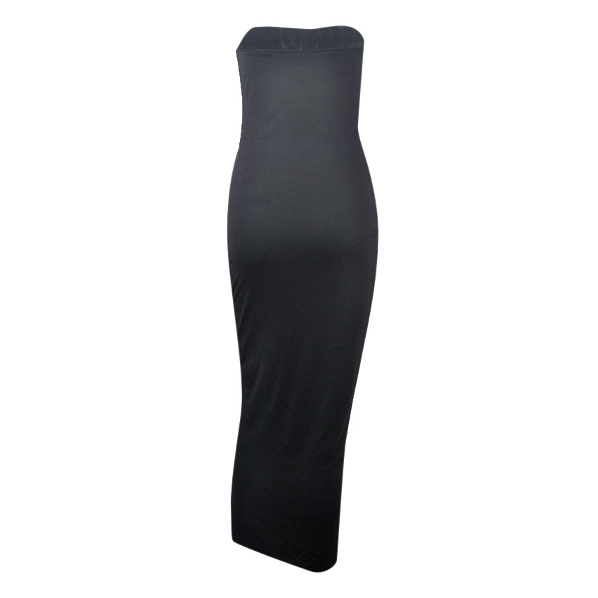 2021 Summer New Bright Sexy popular tight bra high stretch dress milk fabric club dress