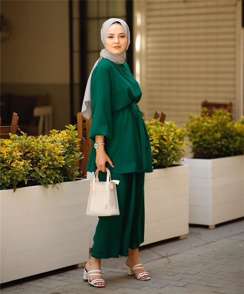 Summer wide leg pants dress Middle East Dubai suit