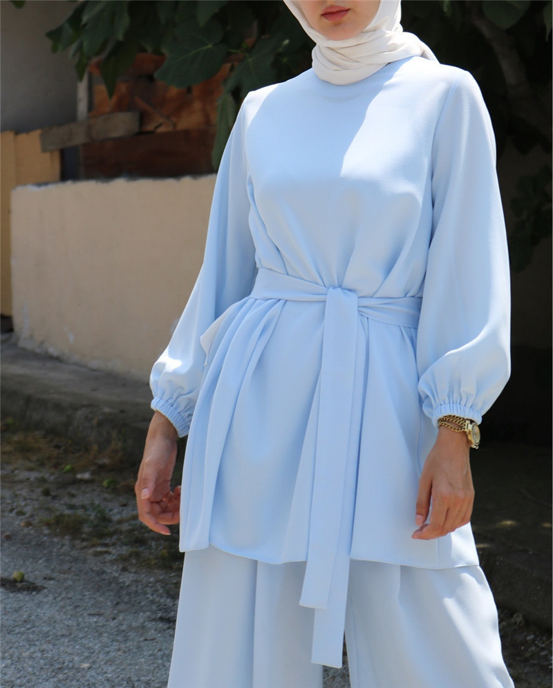 Summer wide leg pants dress Middle East Dubai suit