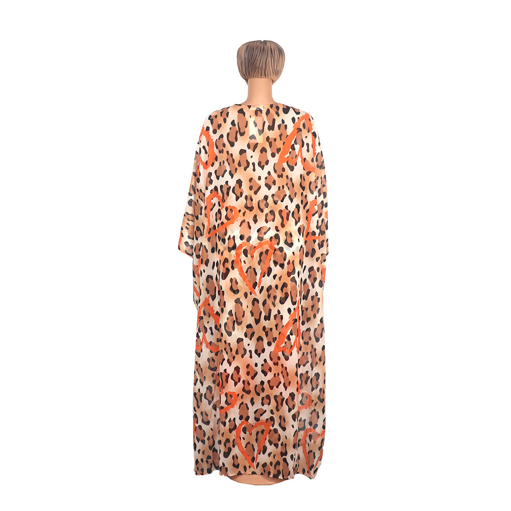 Wind Dress Fashion Chiffon digital printing two piece wide leg set