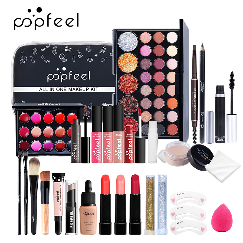 POPFEEL ALL IN ONE Make Up Set KIT004  (27PCS)