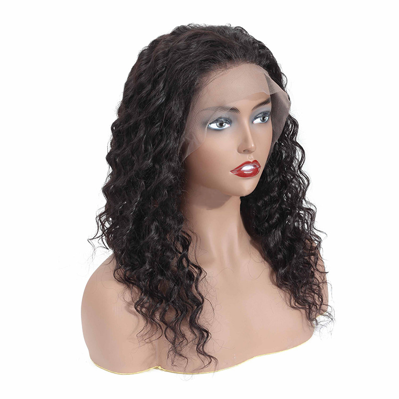 Lace front wig deep wave human hair Lace frontal hair wig