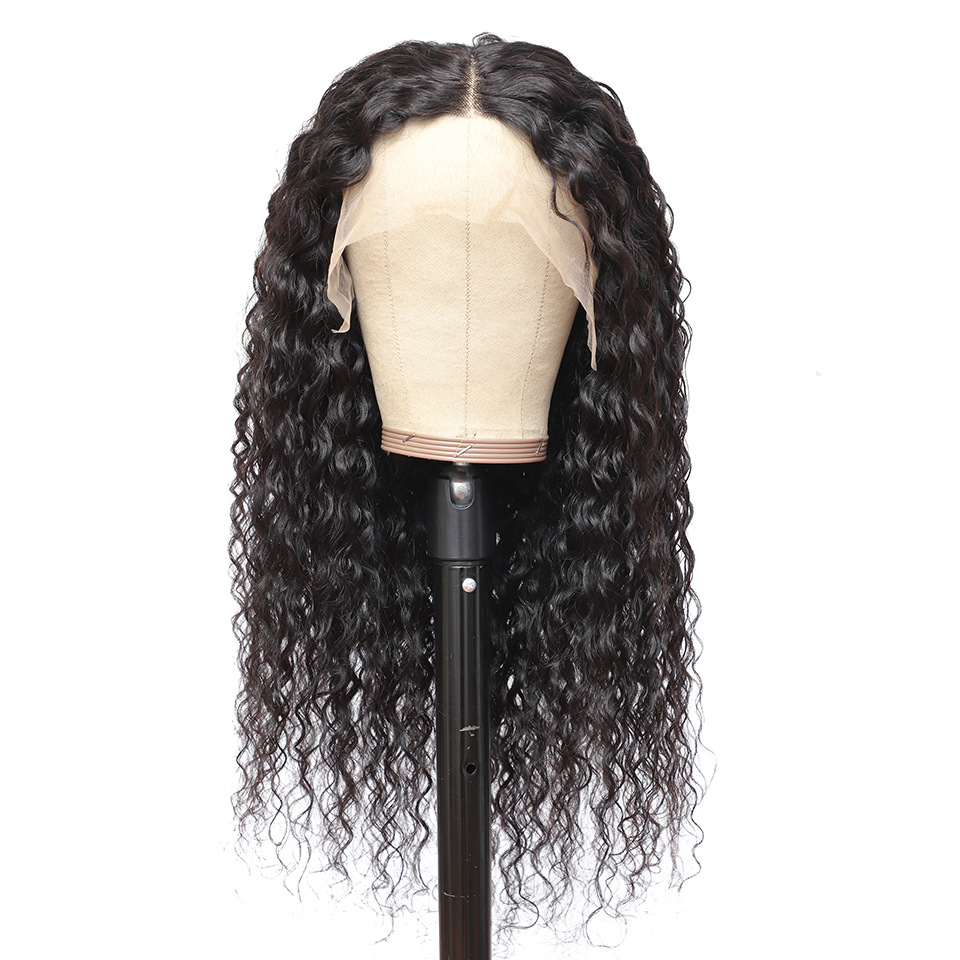Lace front wig deep wave human hair Lace frontal hair wig