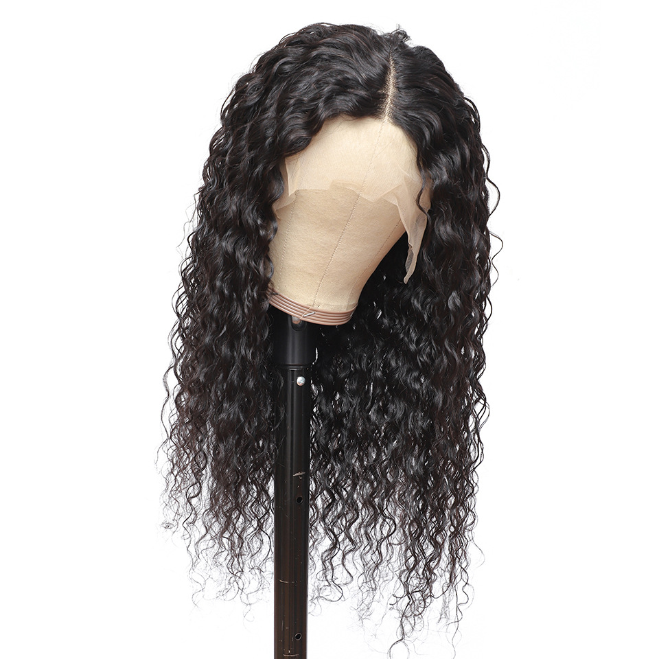 Lace front wig deep wave human hair Lace frontal hair wig