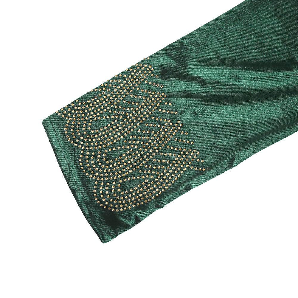 African fashion celebrities women's Flannelette front and rear hot drill # three piece # Skirt Set + headscarf