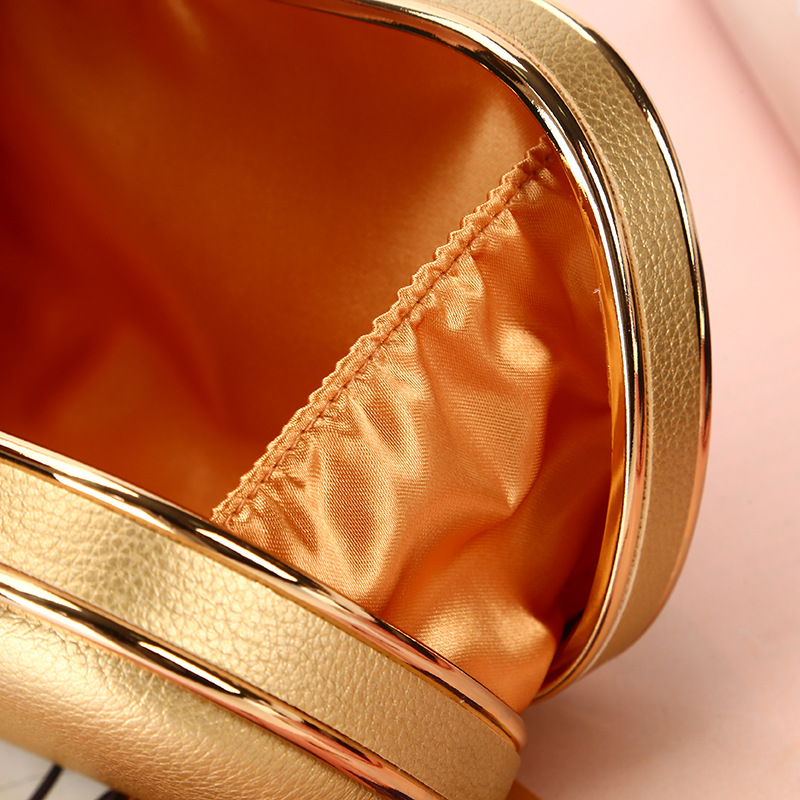 Pu evening bag Rhinestone Handbag Clutch bags Cosmetics Lipstick change banquet bag