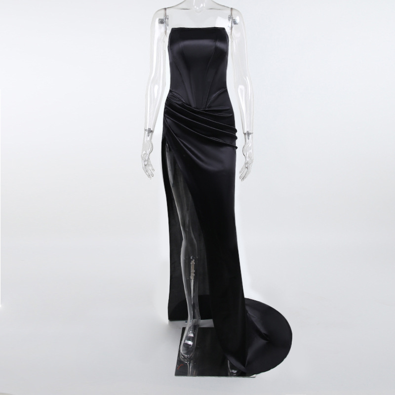 Ml21153 Strapless Corset Dress dress women's sexy evening dress