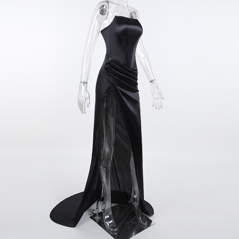 Ml21153 Strapless Corset Dress dress women's sexy evening dress