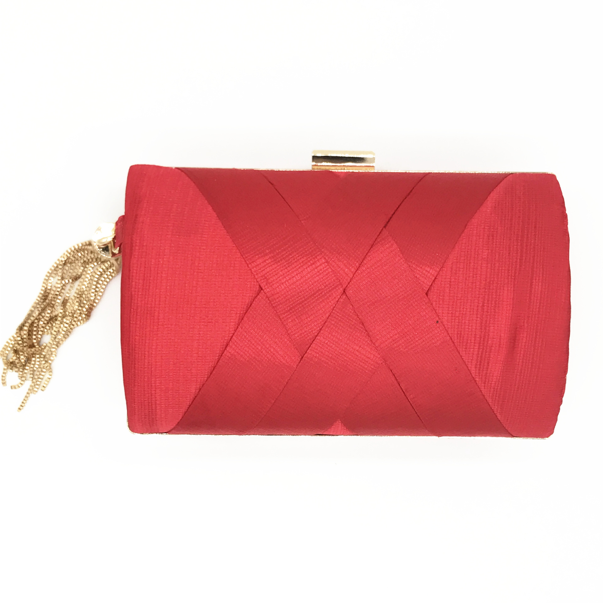 Dinner Bag NEW pure handmade tassel pendant evening bag large capacity dress bag Silk Handbag clutch bag
