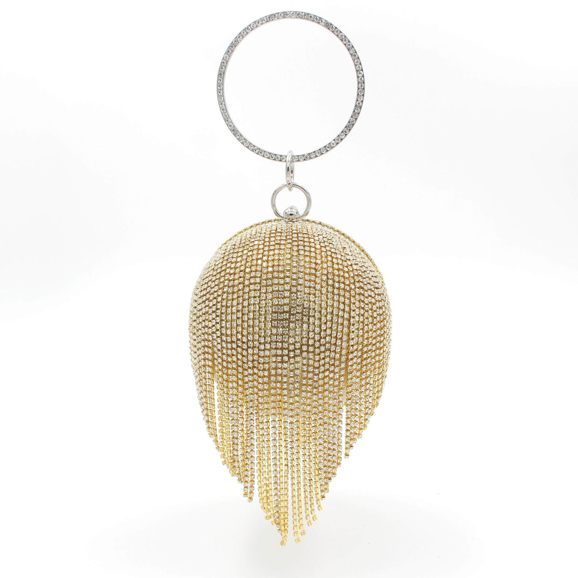 Ball Dinner Bag Rhinestone evening dress bag banquet bag lady bag tassel with bracelet party banquet bag clutch bag