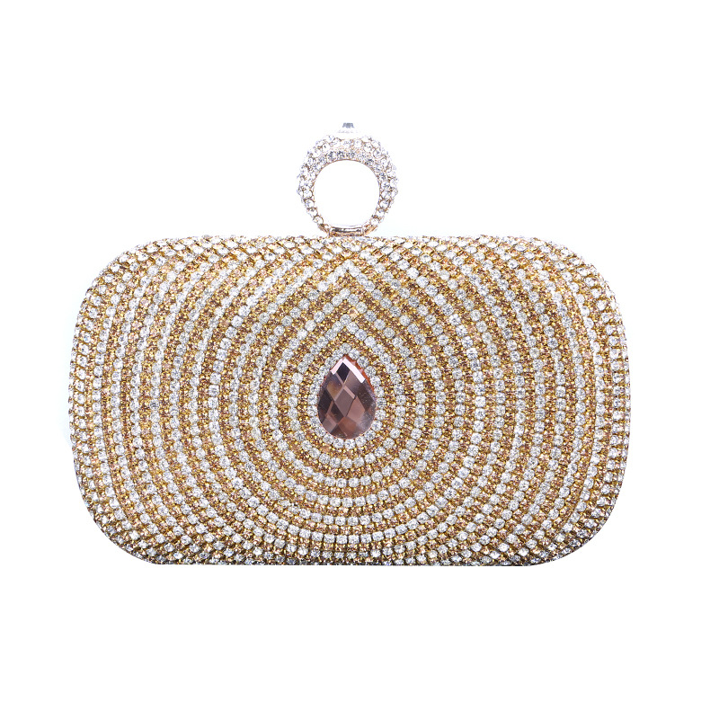 Crystal Dinner Bag quality diamond studded phoenix eye evening dress bag Bridal Bridesmaid bag