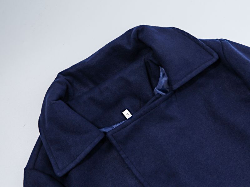 2022 European and American leisure medium and long men's coat slim fit and versatile windbreaker coat