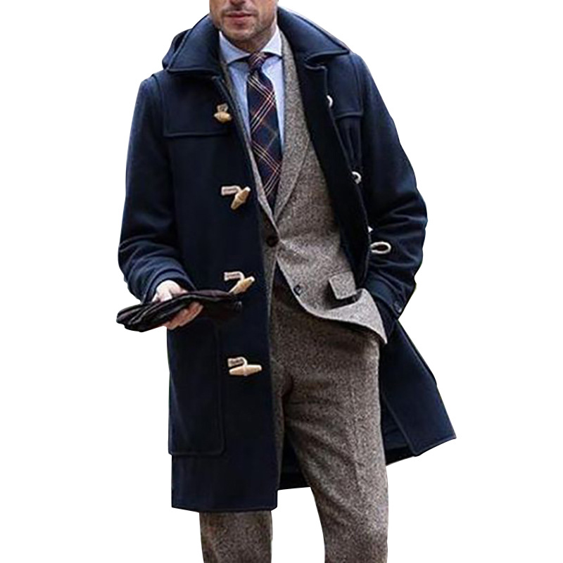 European and American foreign trade cross-border popular men's wear new retro leisure men's coat