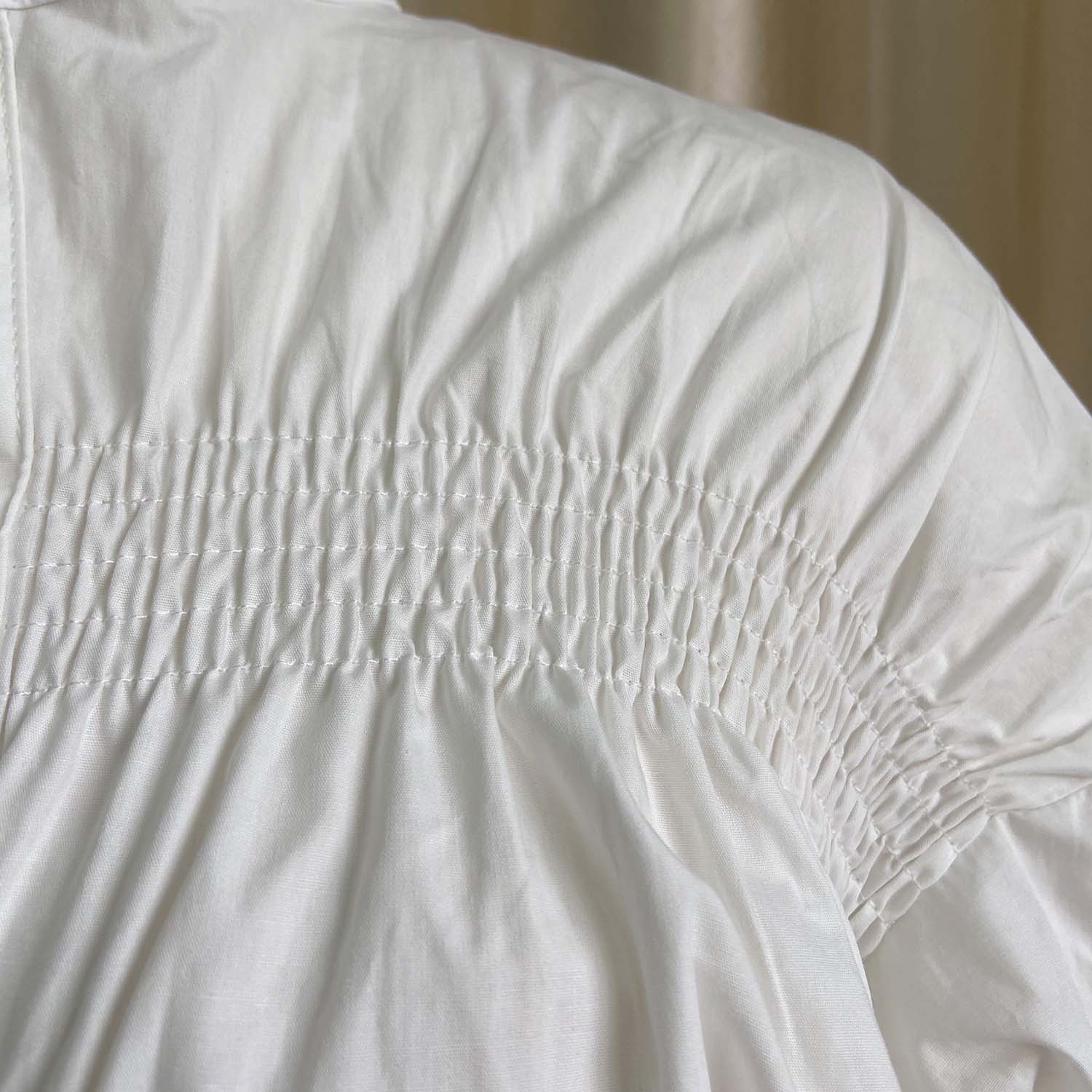 Autumn European and American women's independent station Amazon sexy cotton pleated loose large dress