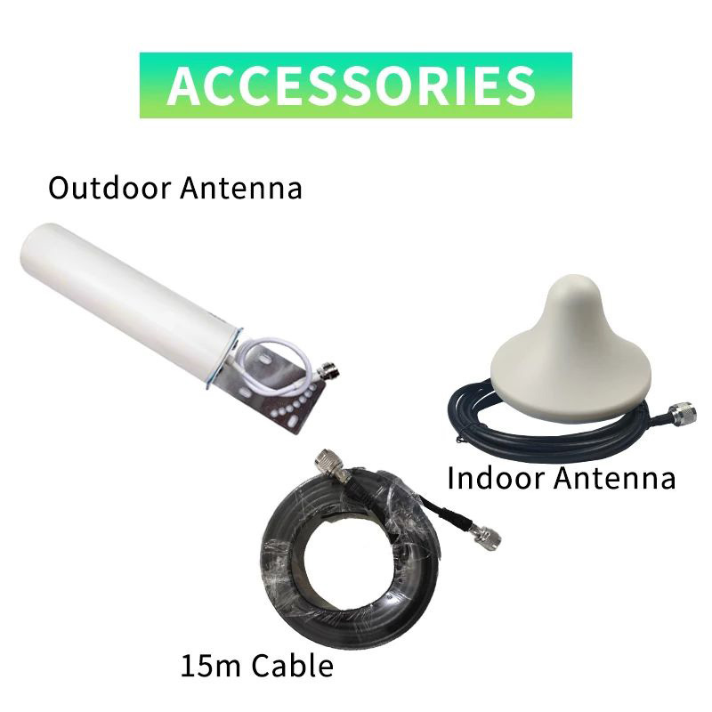 2g3g4g Tri band mobile phone signal amplifier extender cellphone signal enhancement receiving repeater