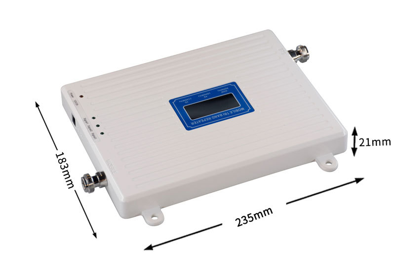 2g3g4g Tri band mobile phone signal amplifier extender cellphone signal enhancement receiving repeater