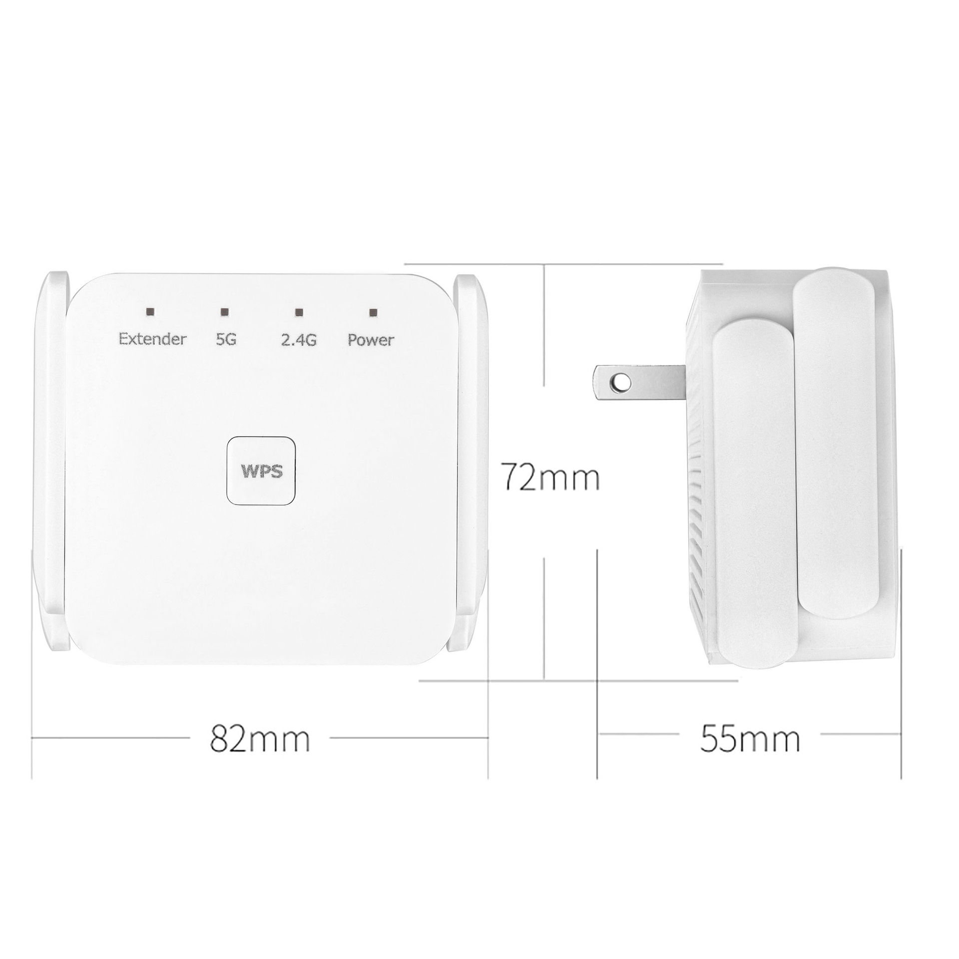 1200m Wireless repeater WiFi signal amplifier routing enhancer extender WiFi repeater
