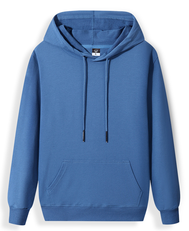 New autumn Hoodie men's fashion brand casual men's solid color Hoodie Hoodie large size coat thin coat hoody