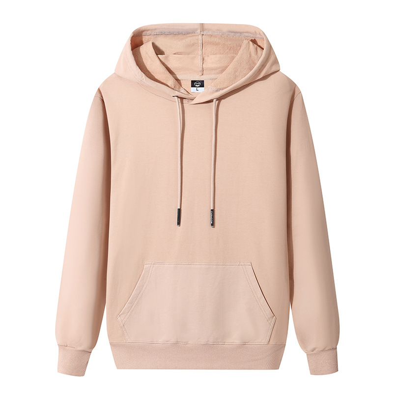 New autumn Hoodie men's fashion brand casual men's solid color Hoodie Hoodie large size coat thin coat hoody