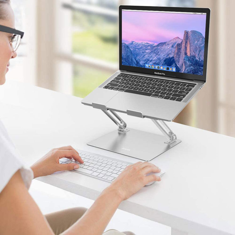 Aluminum Alloy Laptop Stand Office Convenient Folding Cooling Adjustable Lazy Height Lifting Base