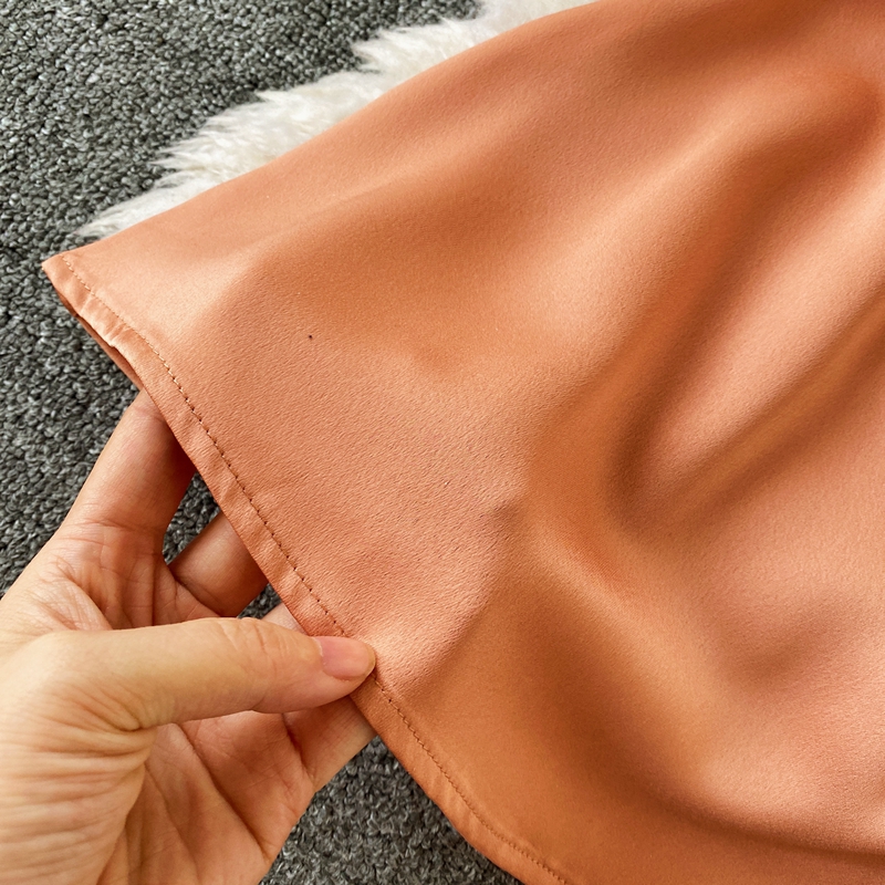 Summer Bali Beach Dress Seaside Sexy Backless Holiday clothing Thin Satin Swing Collar Sling Dress
