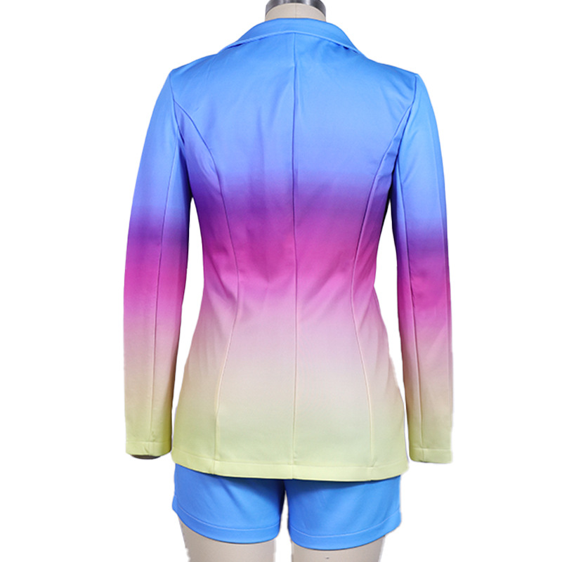 LN507 2022 Autumn and winter women's clothing temperament slim shorts two-piece suit