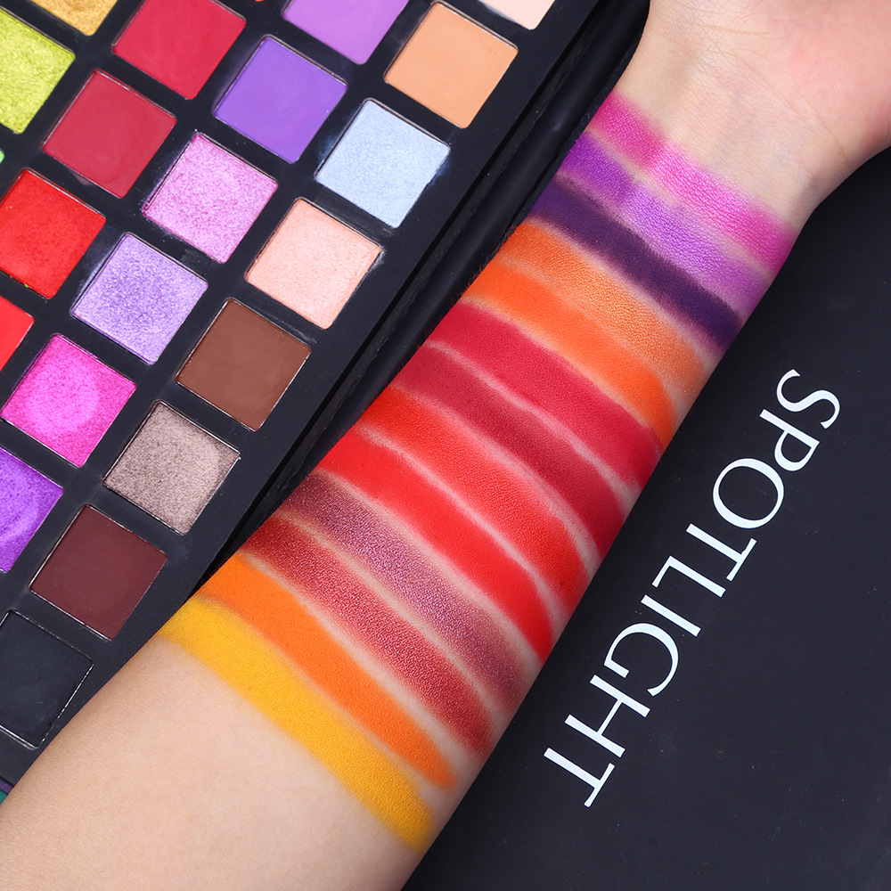 ucanbe 40 Color Spotlight Eye Shadow Tray Light matte Color Eye Shadow Tray European and American eye shadow cross border makeup