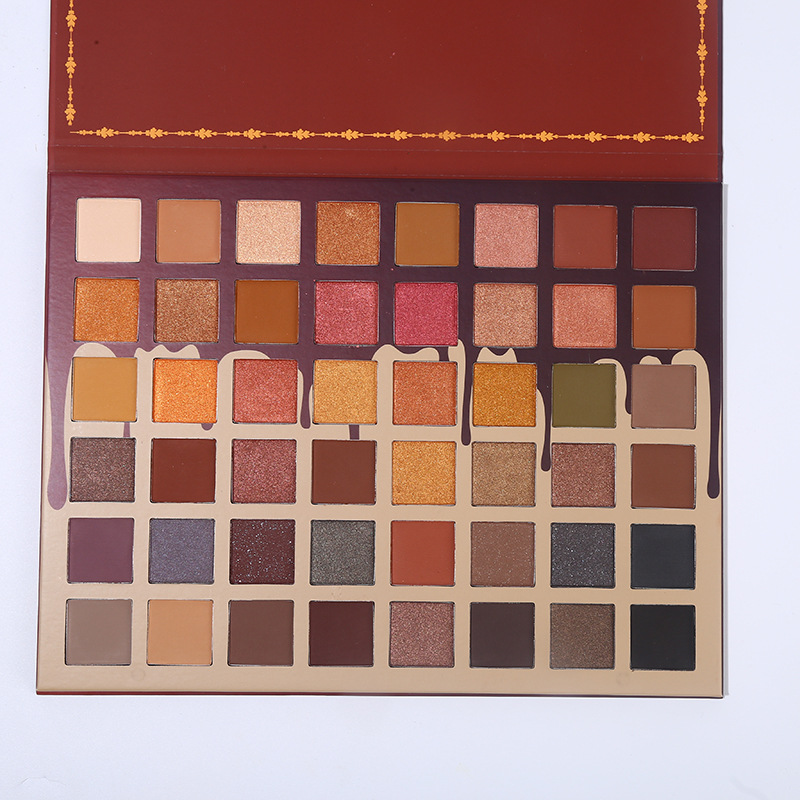 UCANBE toffee 48 Color eyeshadow Tray Milk tea brown chocolate Earth color cross-border European and American products